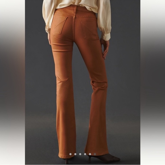 Anthropologie | Hudson Barbara Coated Bootcut Jeans in Toffee Size 33 - Picture 9 of 16